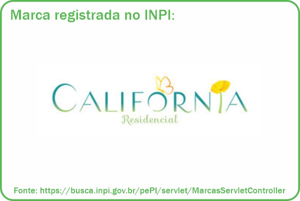 marca residencial condominio california registrada inpi